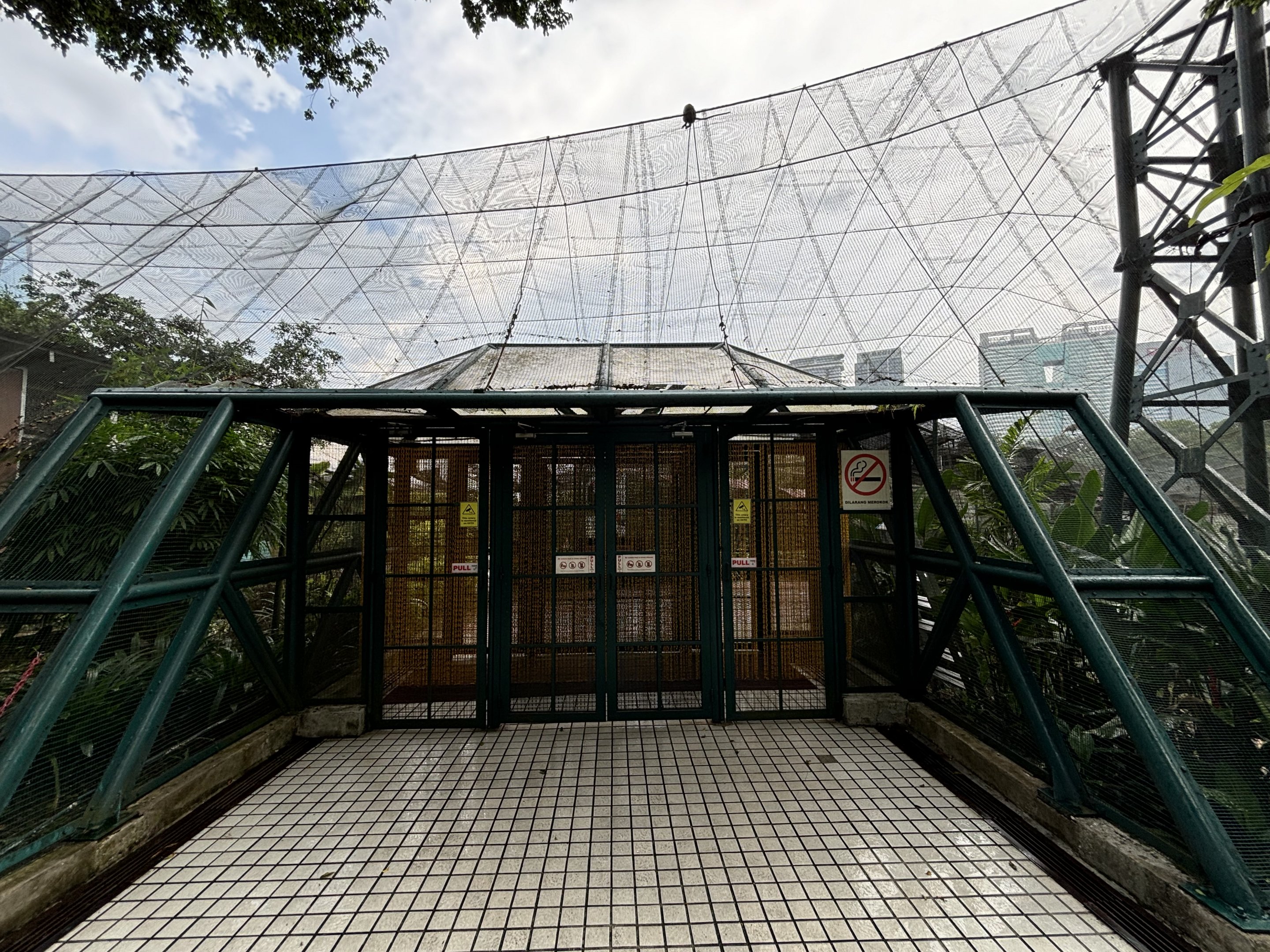 Entrance Area + Wild Crab-eating Macaque