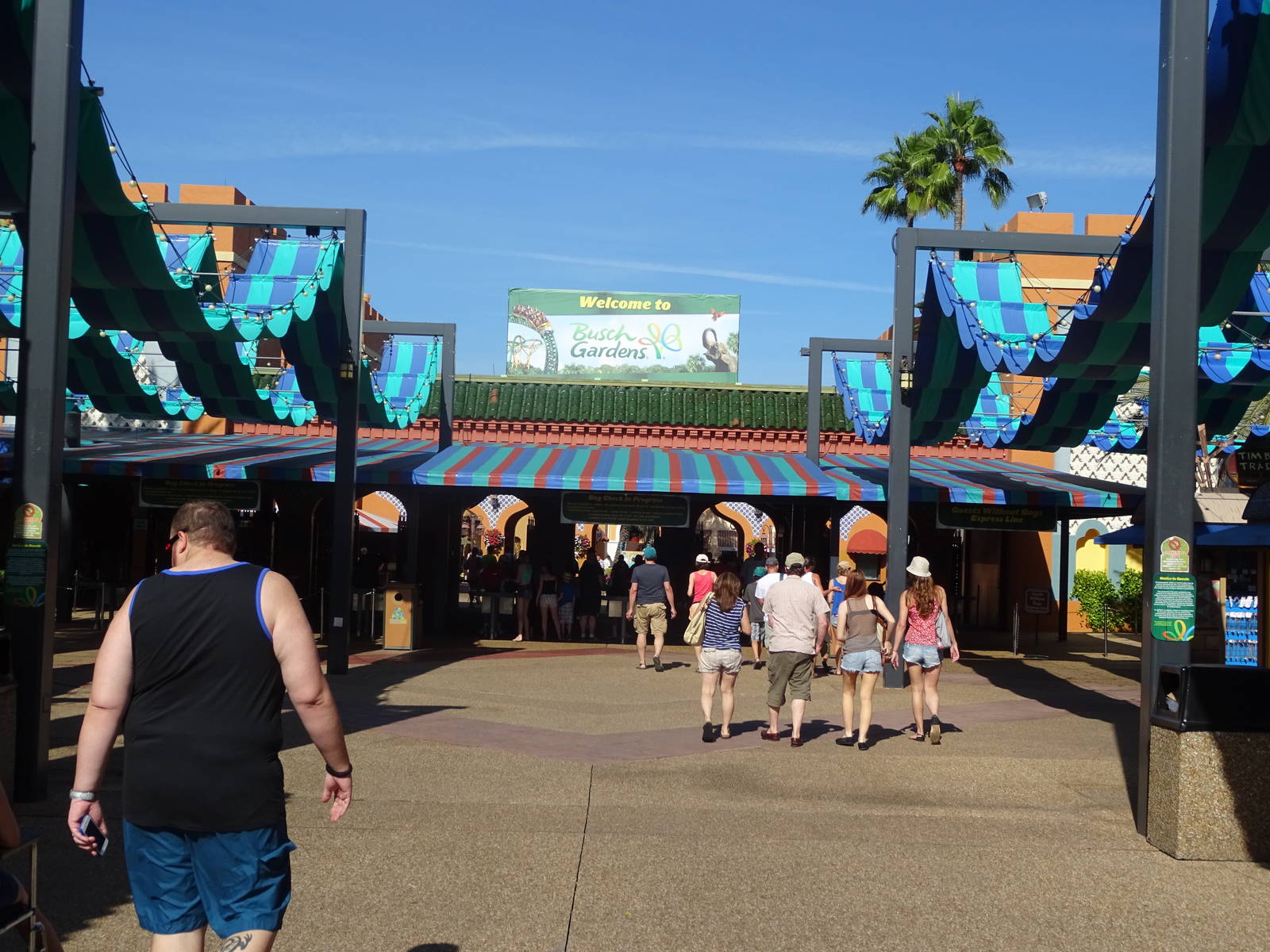 Entrance at Busch Gardens Tampa