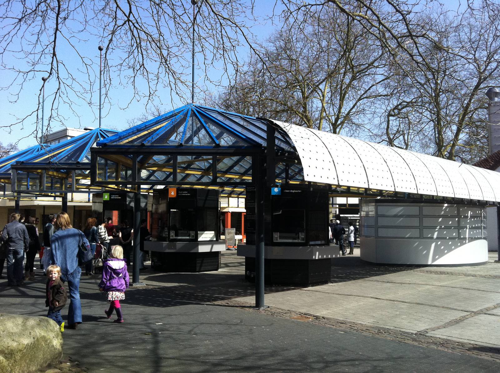 Entrance at Emmen Zoo - April 2011
