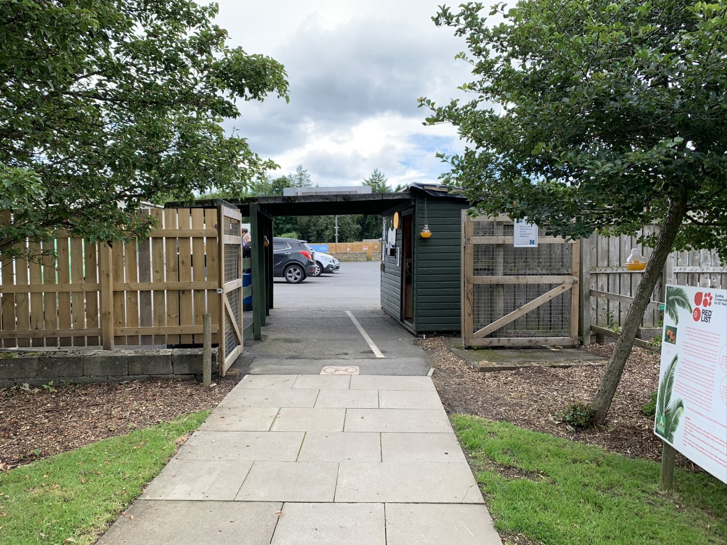 Entrance at Northumberland College Zoo (2020)