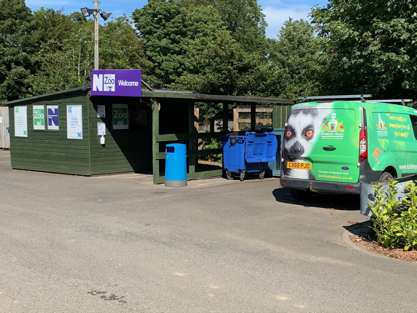 Entrance at Northumberland College Zoo (2020)