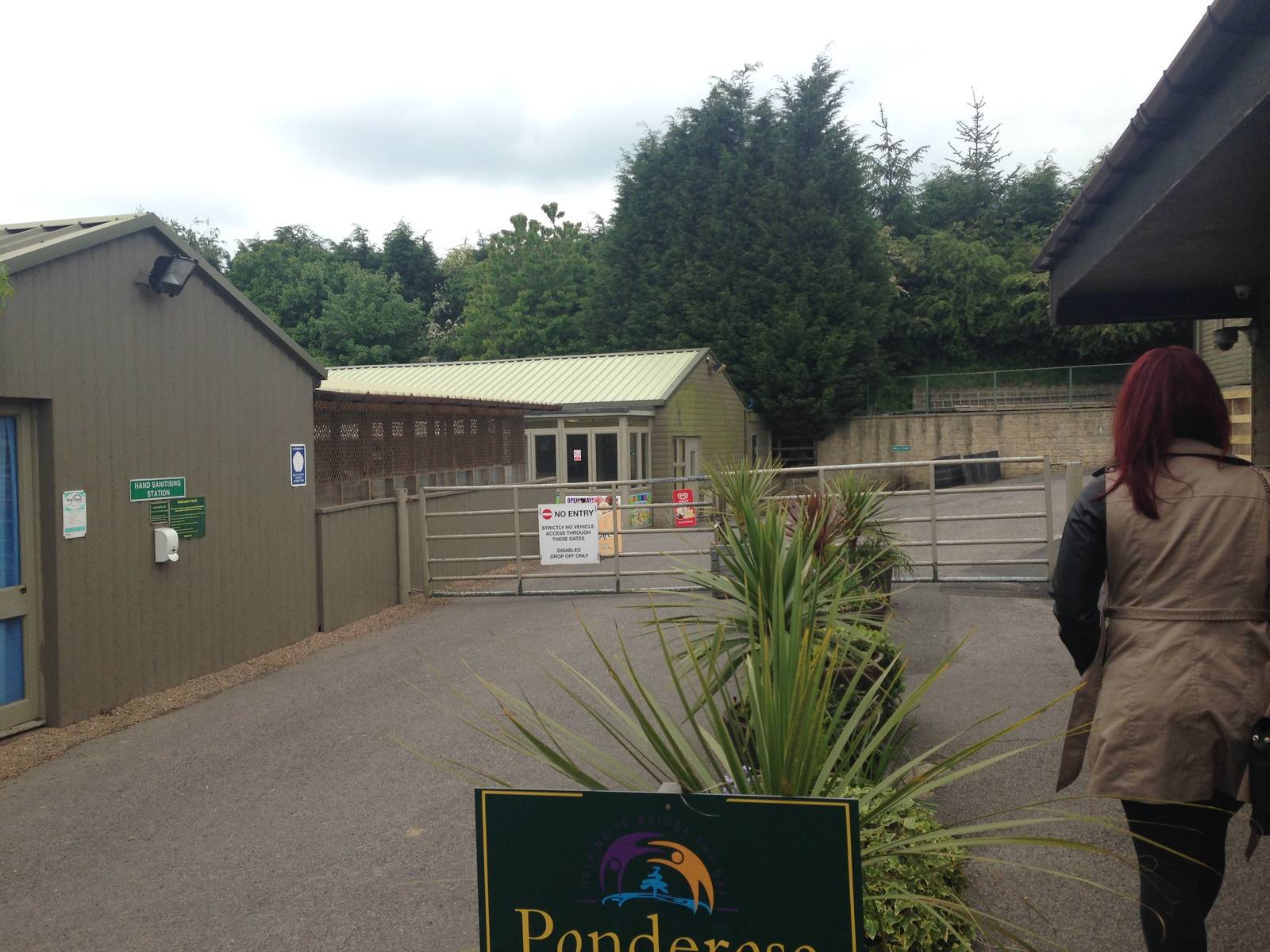 Entrance at Ponderosa Rural Thereapeutic Centre