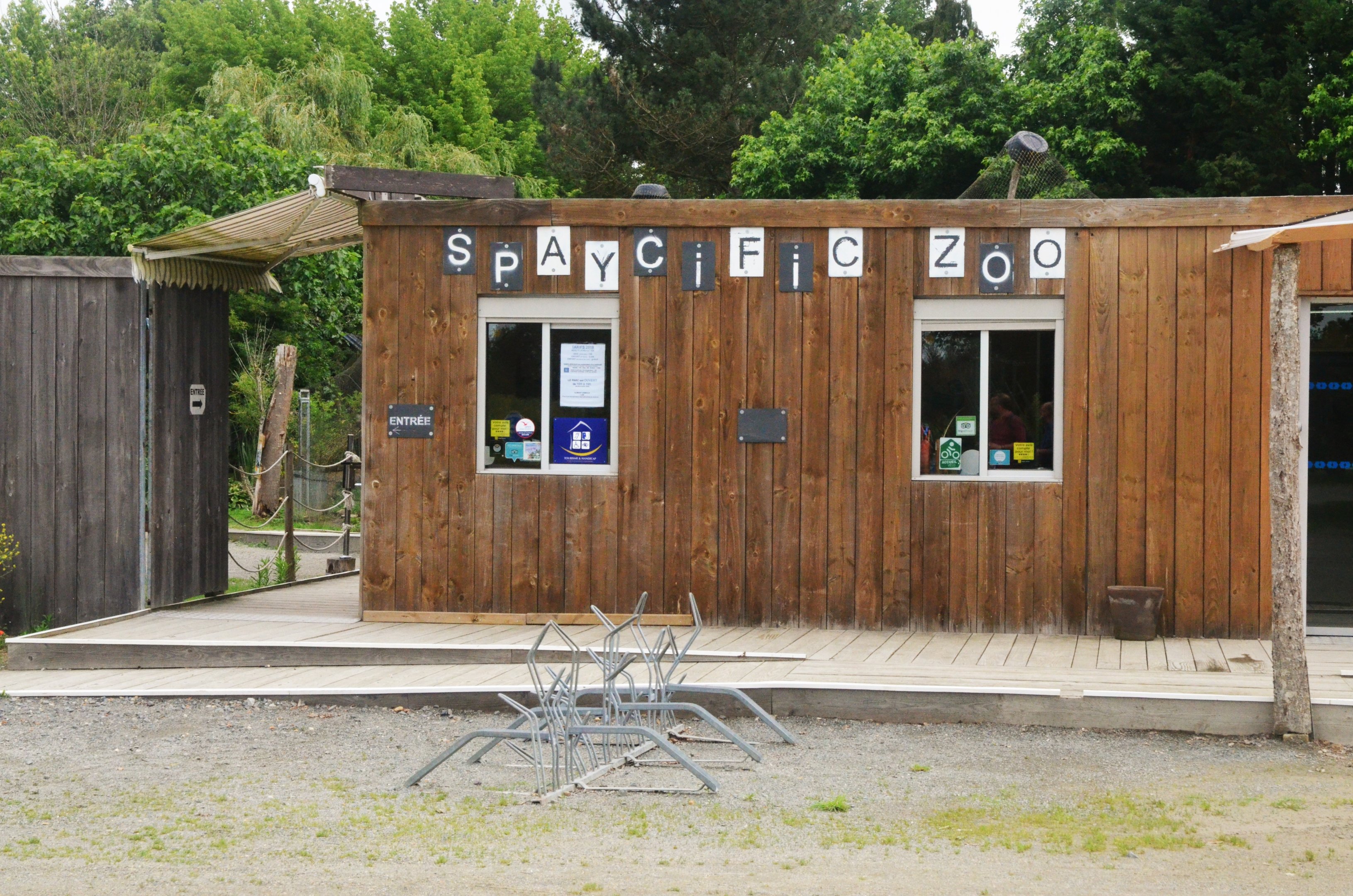 Entrance at Spaycific'Zoo, 13/06/18