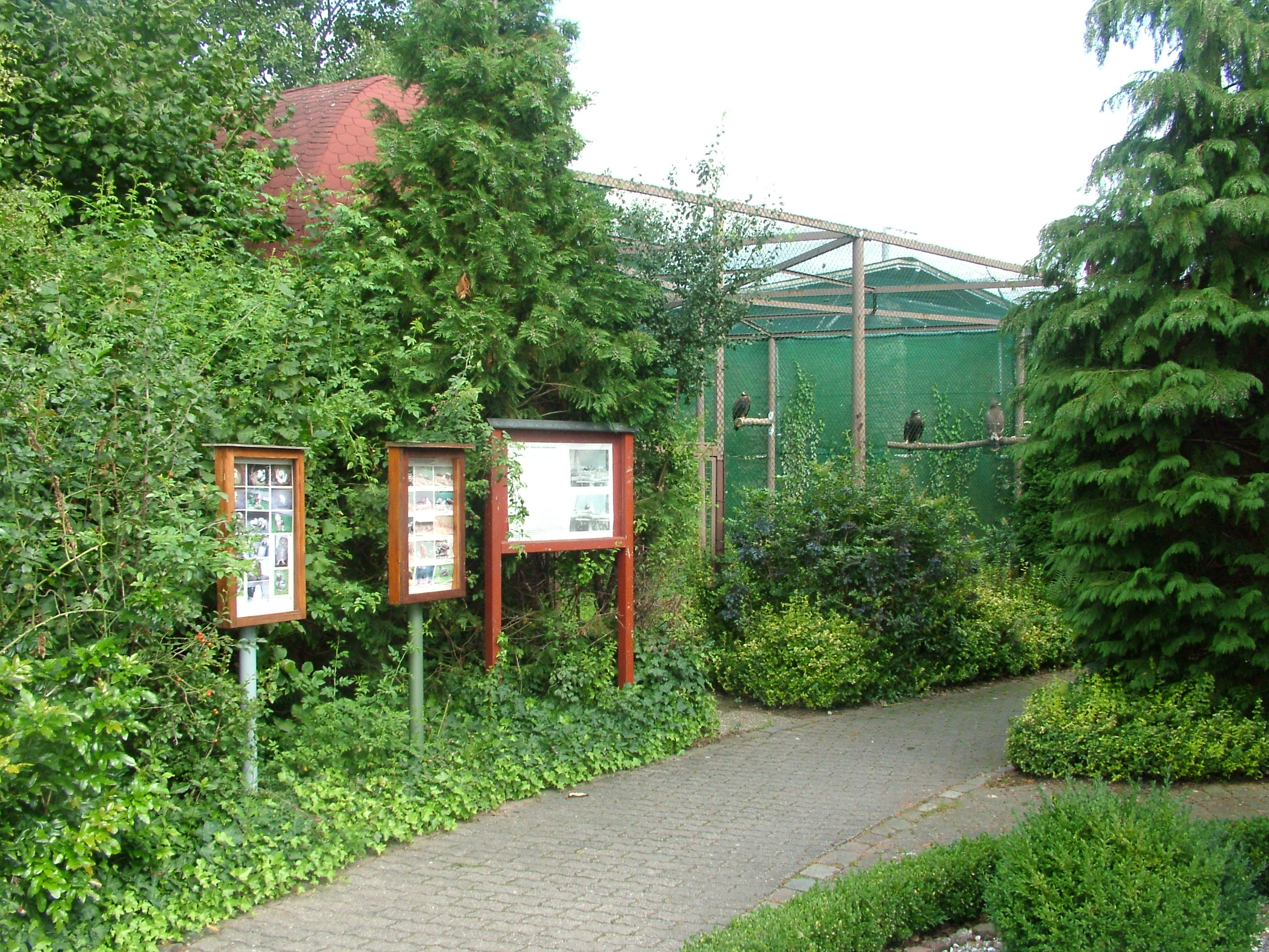 Entrance at Vogelpark Neuthard, 3rd Sept 2010