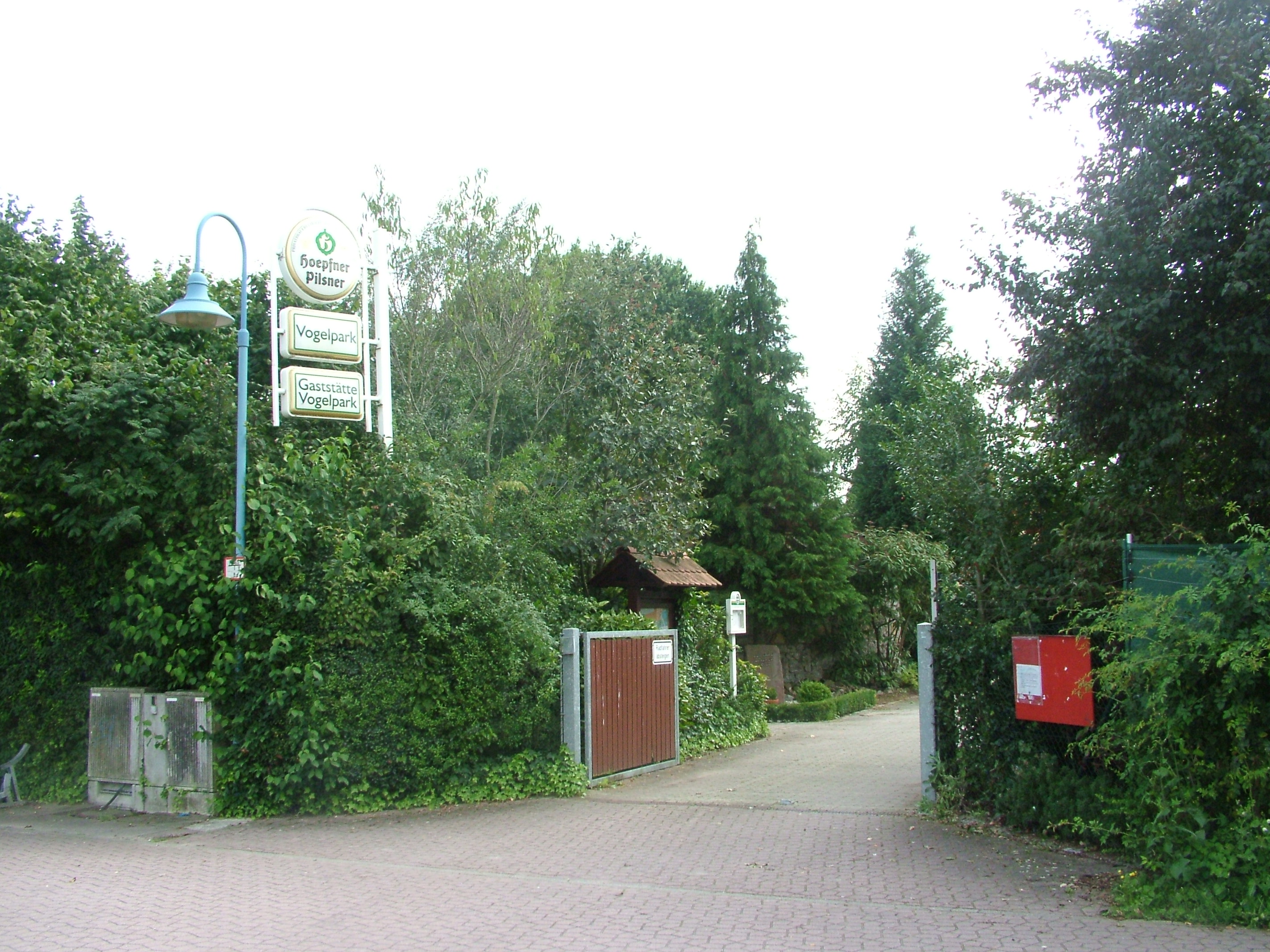 Entrance at Vogelpark Neuthard, 3rd Sept 2010