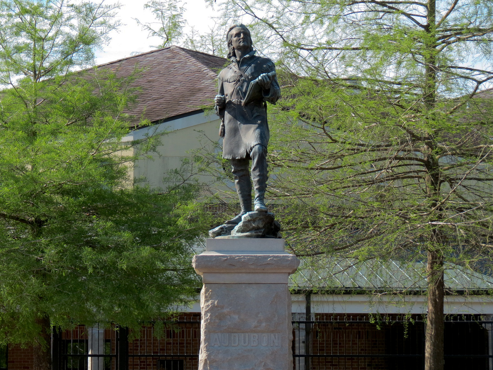 Entrance - Audubon Statue