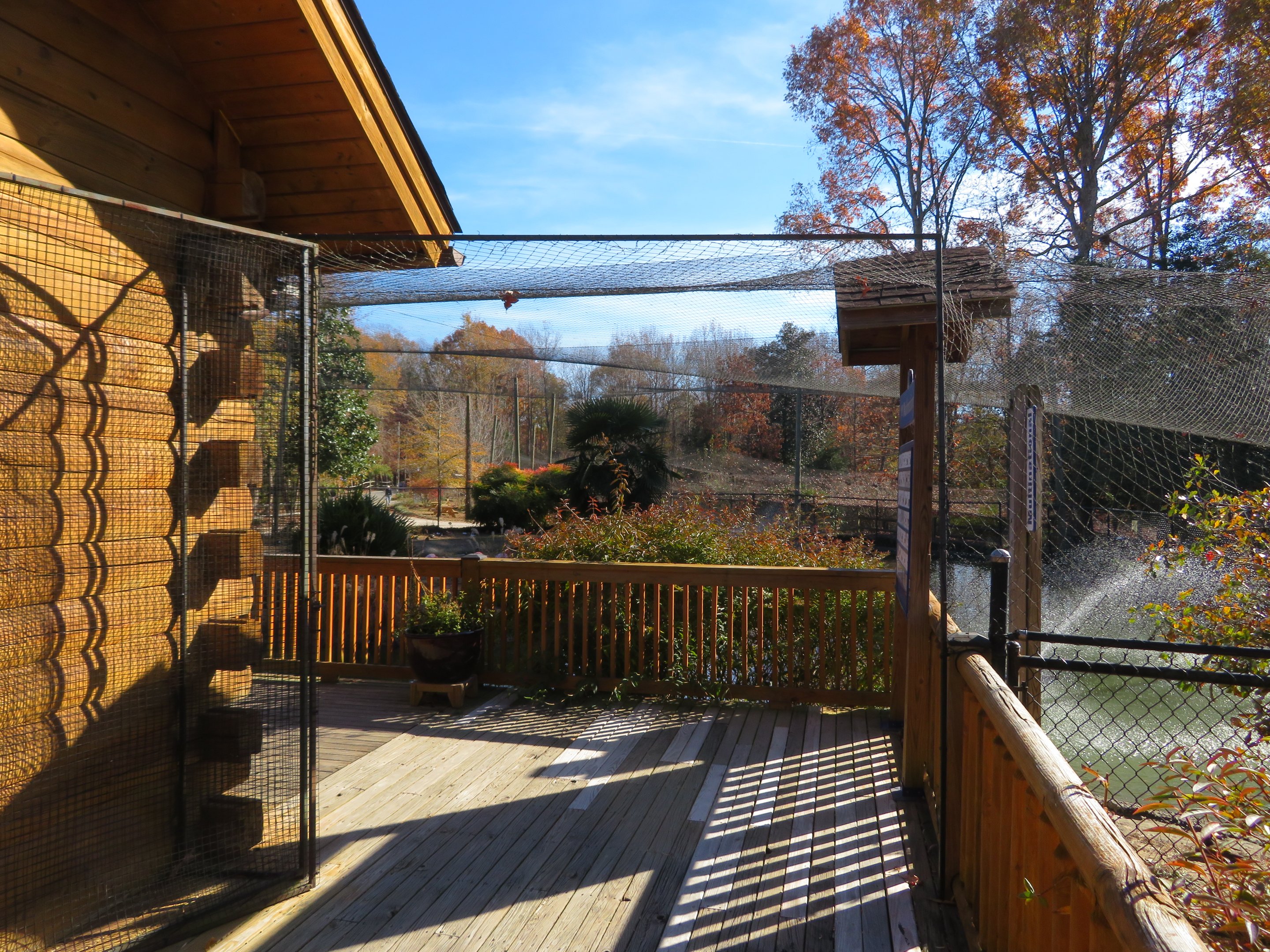 Entrance Aviary Exit