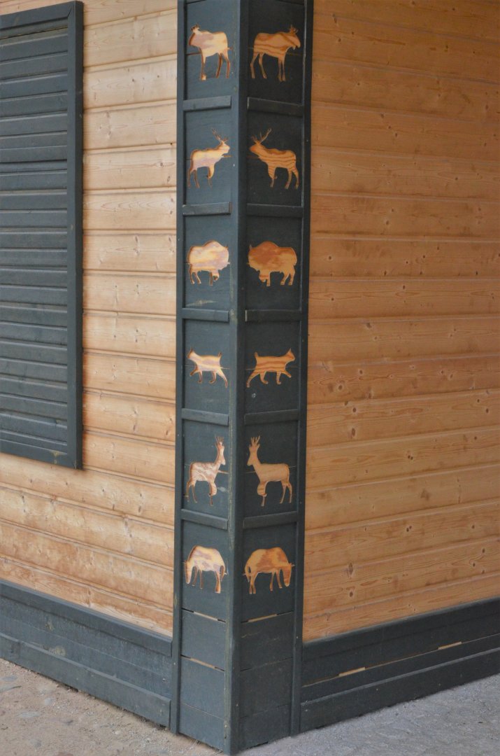 Entrance Building Detail at Rezerwat Pokazowy Żubrów, Białowieża 07/05/19