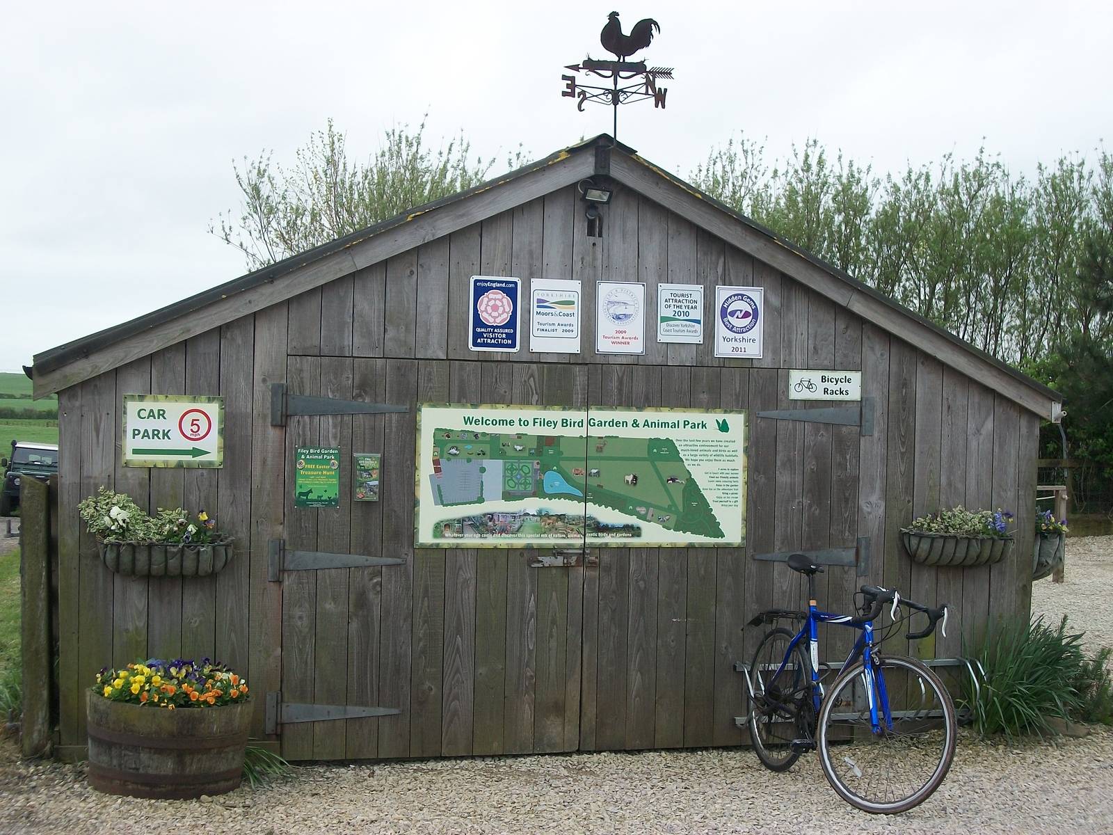 Entrance building (includes cafe and shop), 1st May 2014