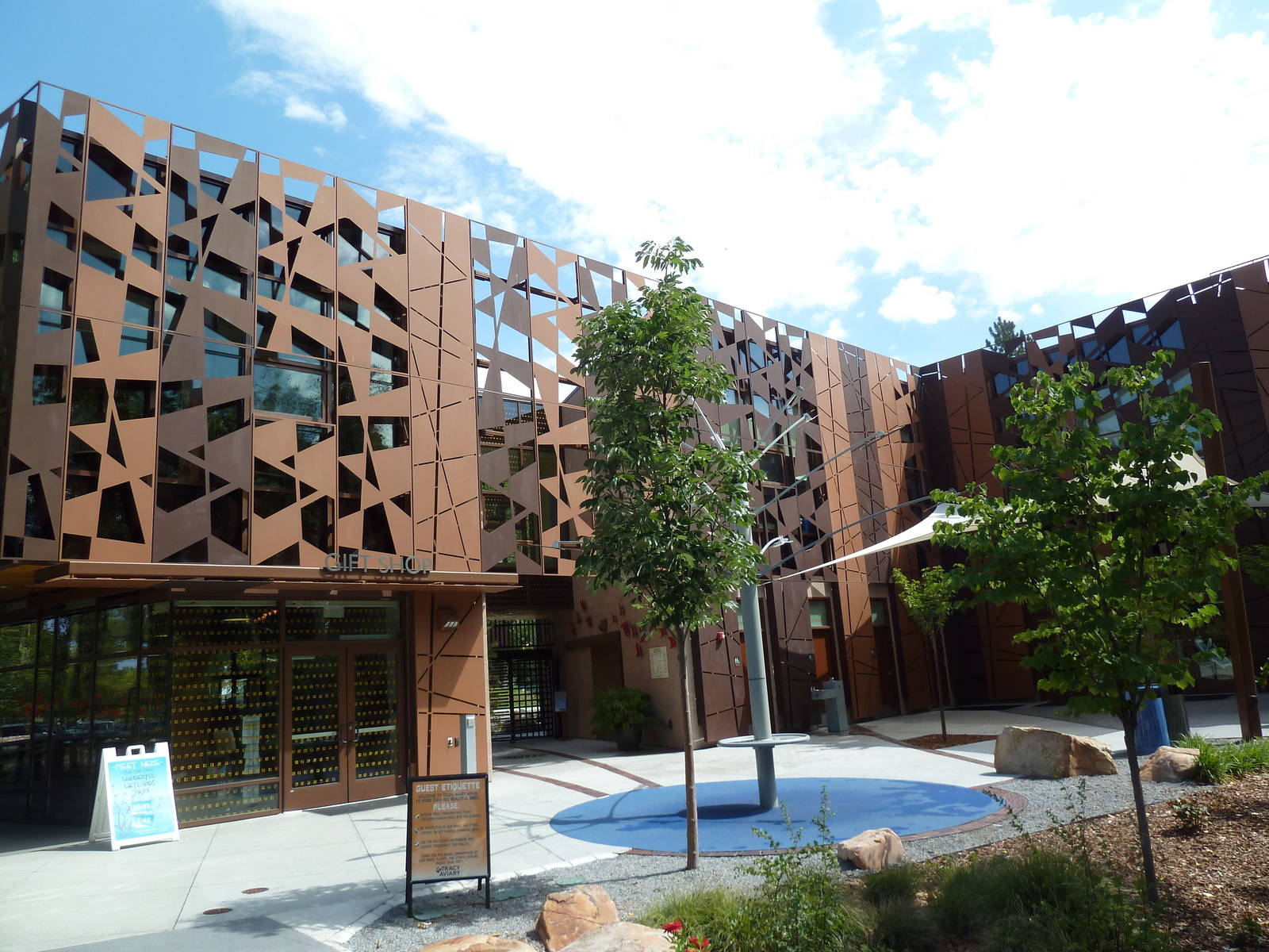 Entrance Building (view from inside the zoo)