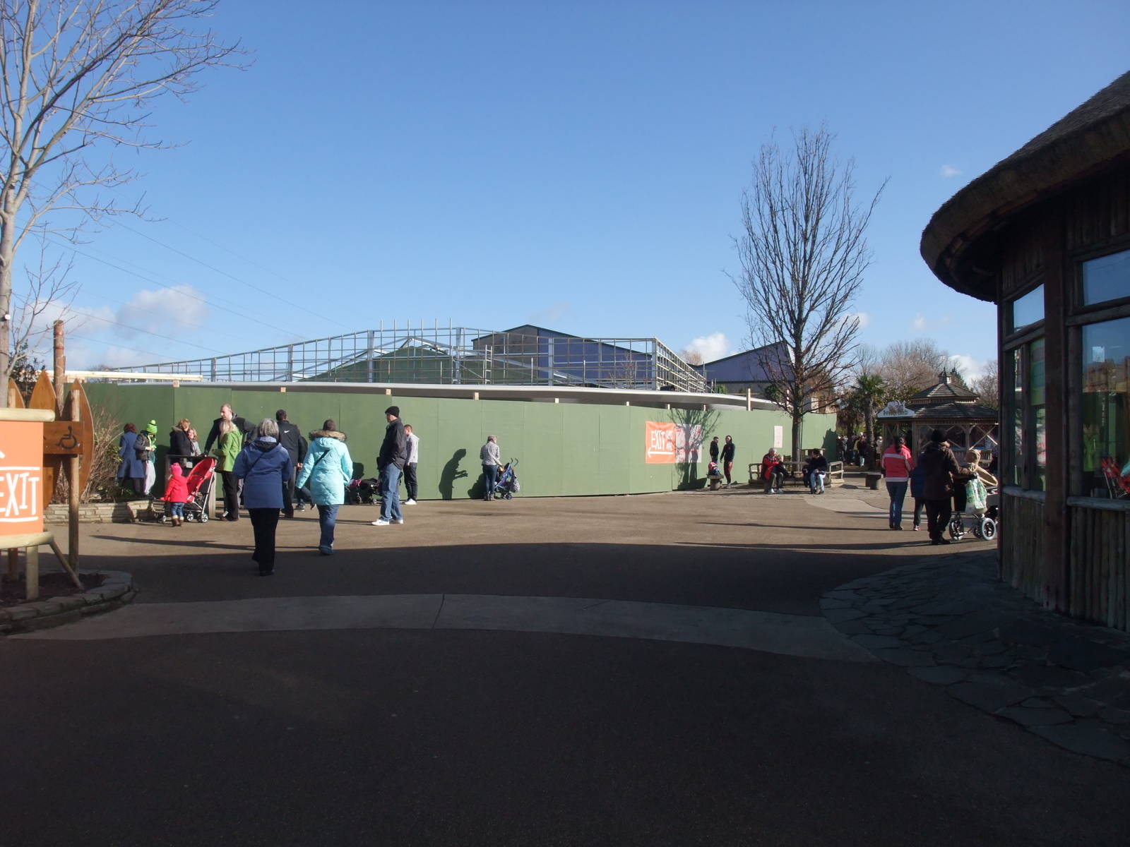 Entrance Building Works at Chester, 19/02/12