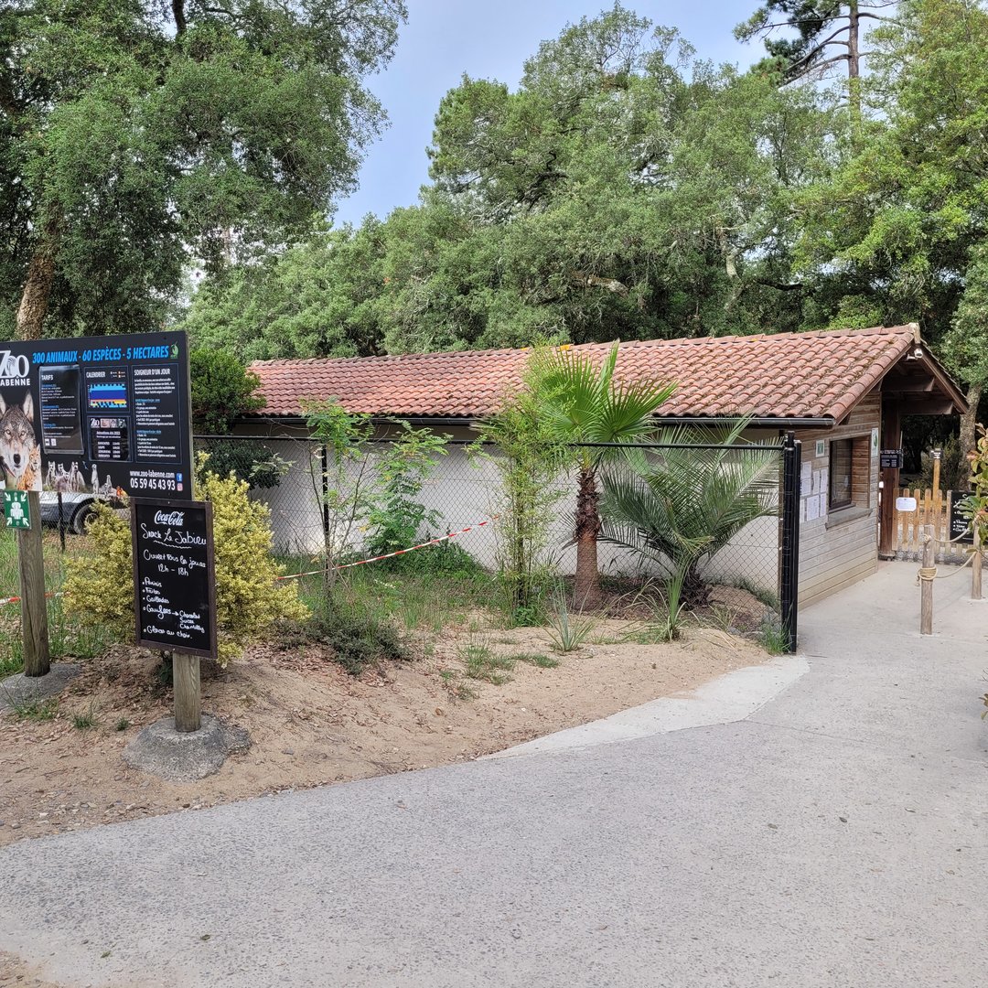 Entrance building -Zoo de Labenne (2023)