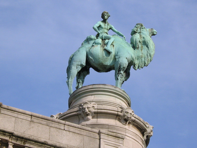 Entrance Camel-Sculpture