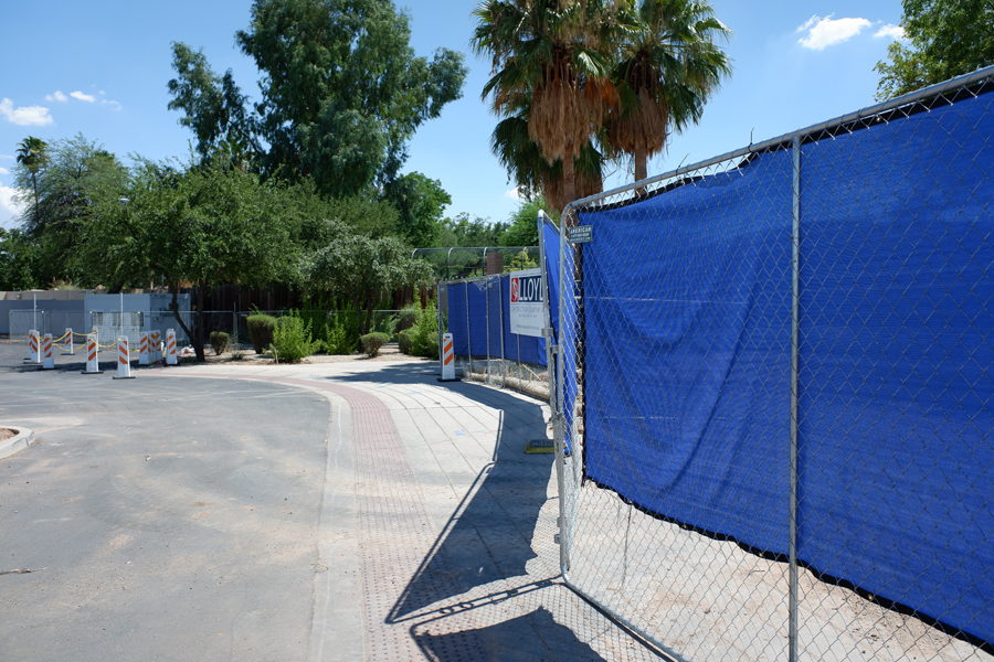 Entrance Construction (from east side)