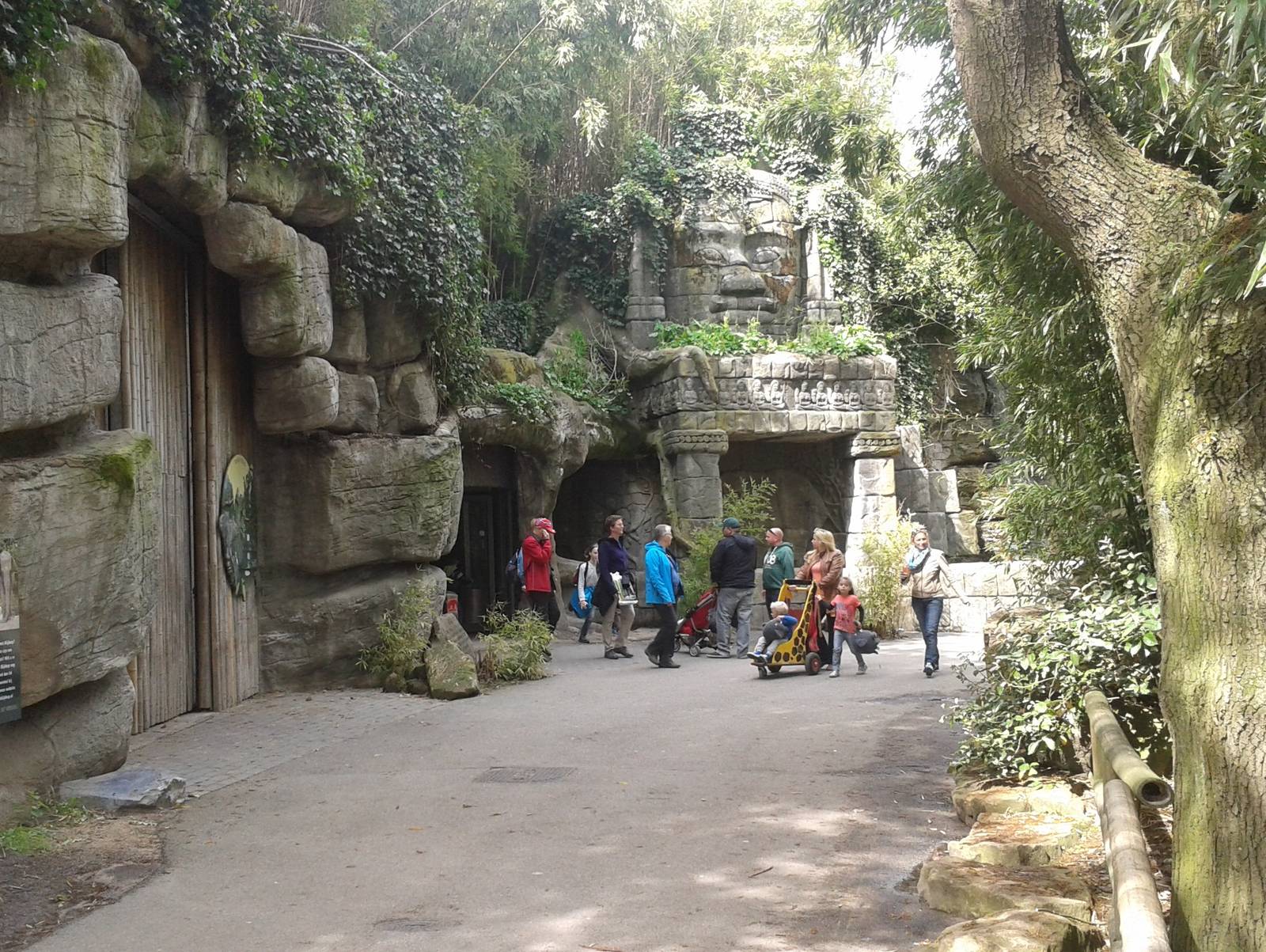 entrance elephant house