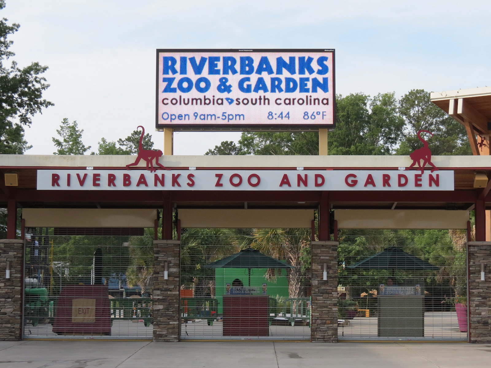 Entrance & Exit Area - Gate Before Opening