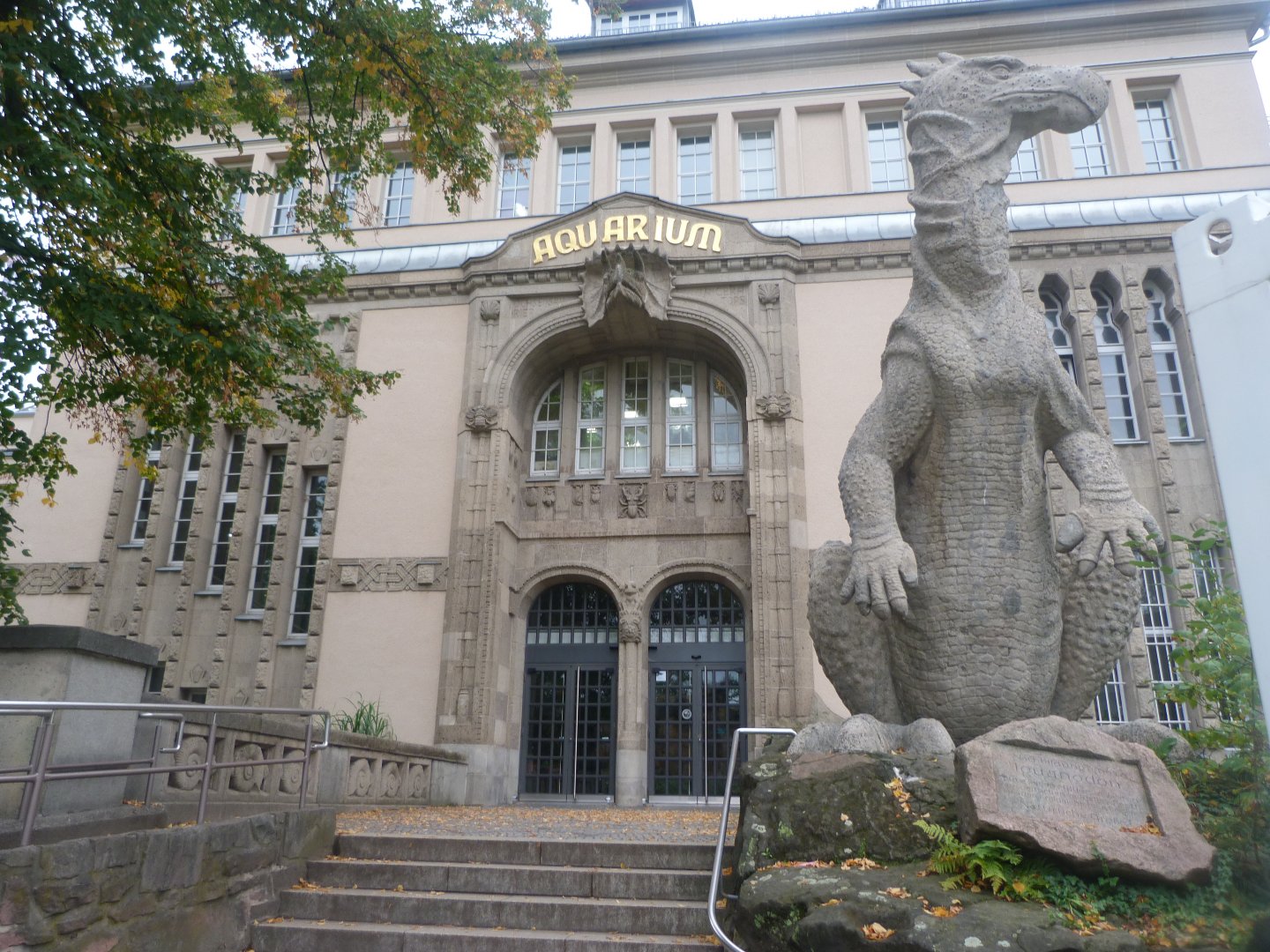 Entrance from within the zoo -Aquarium Berlin (2024)