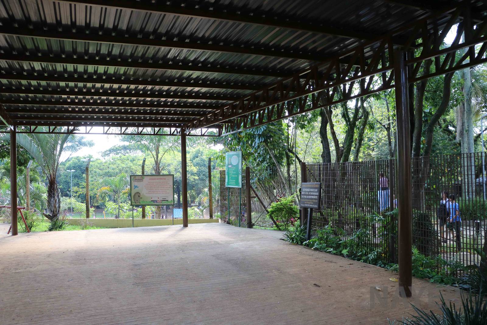 Entrance gate, April 2016