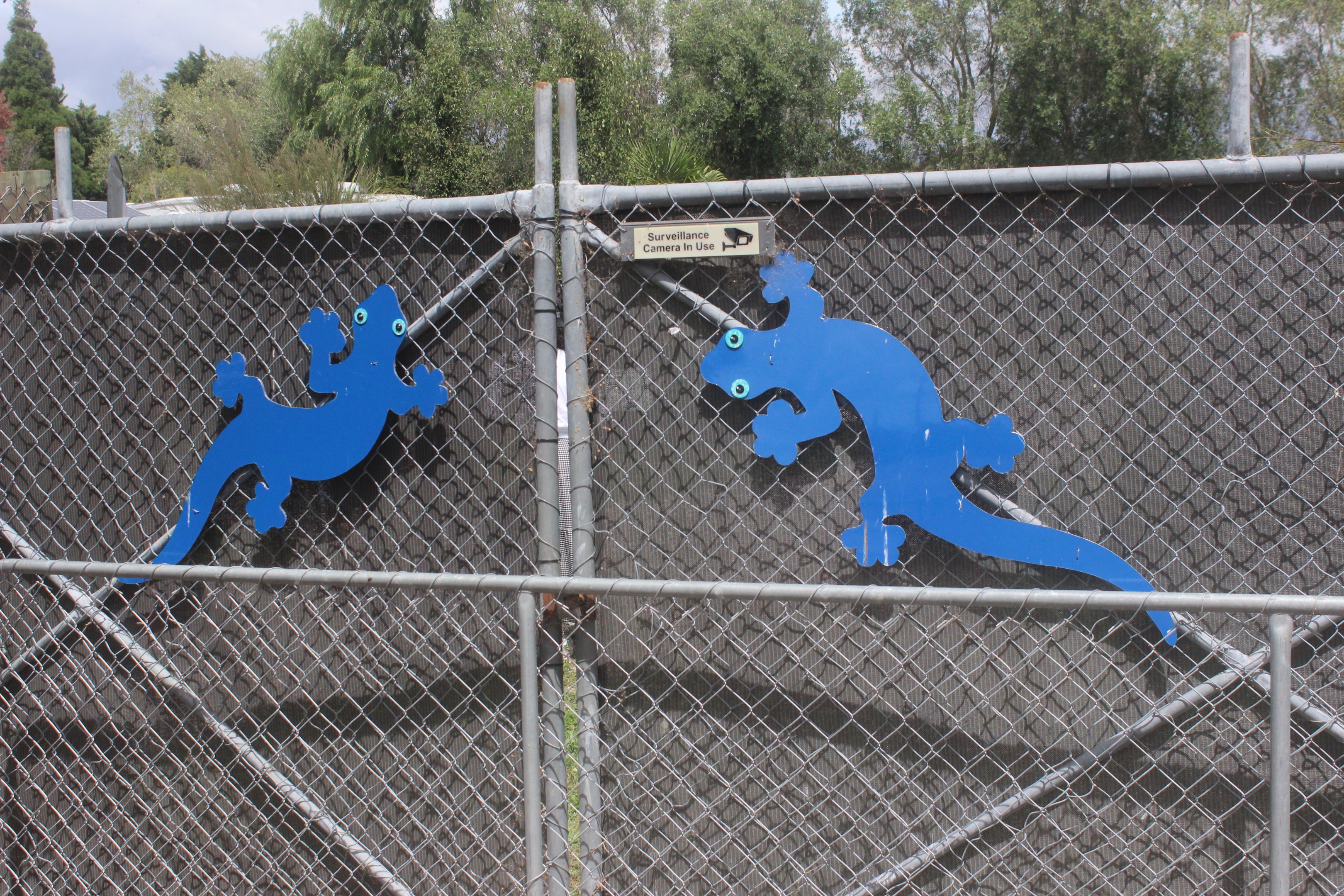 Entrance gate, Koru Native Wildlife Centre