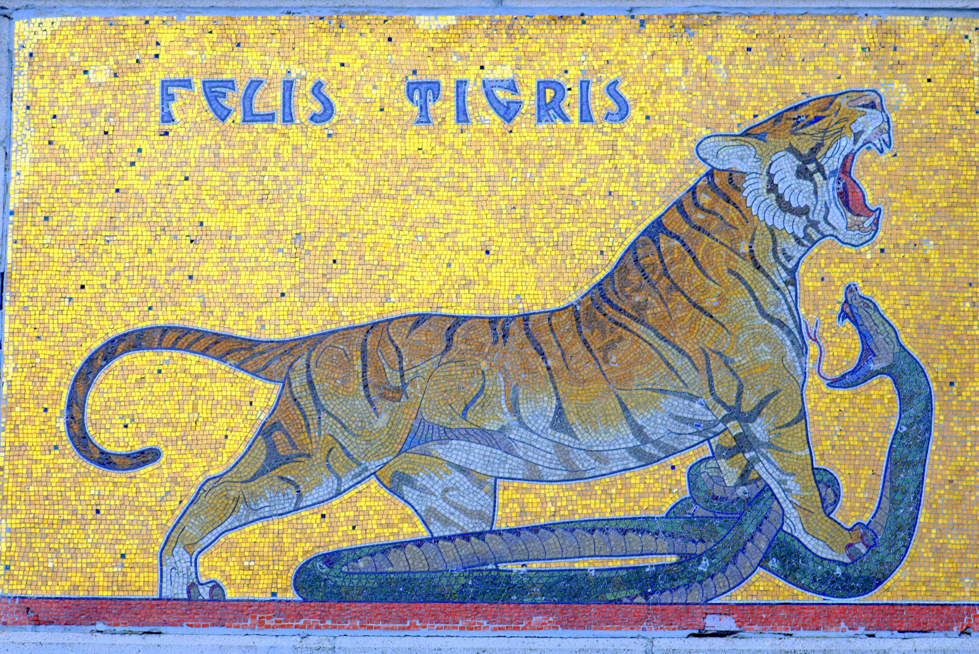 Entrance gate mosaic; Antwerp; 7th September 2018