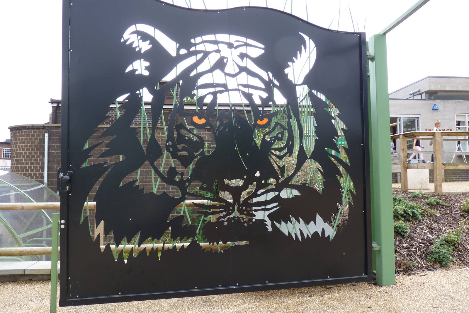 Entrance gate, September 2016