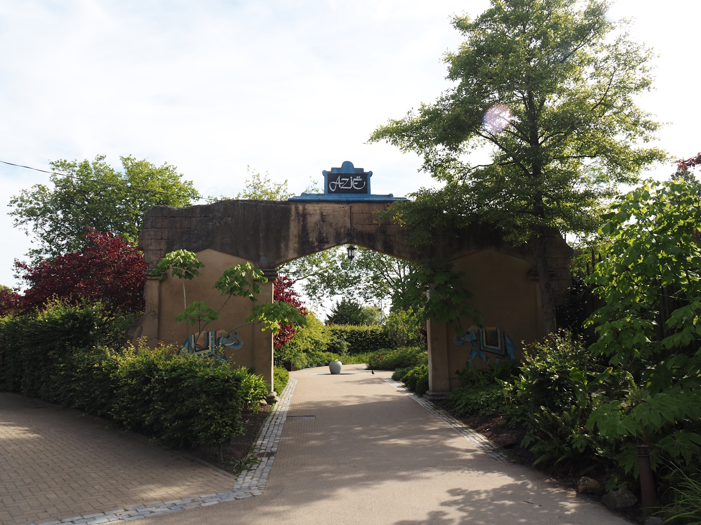 Entrance gate to the Asian section, 2024-06-30