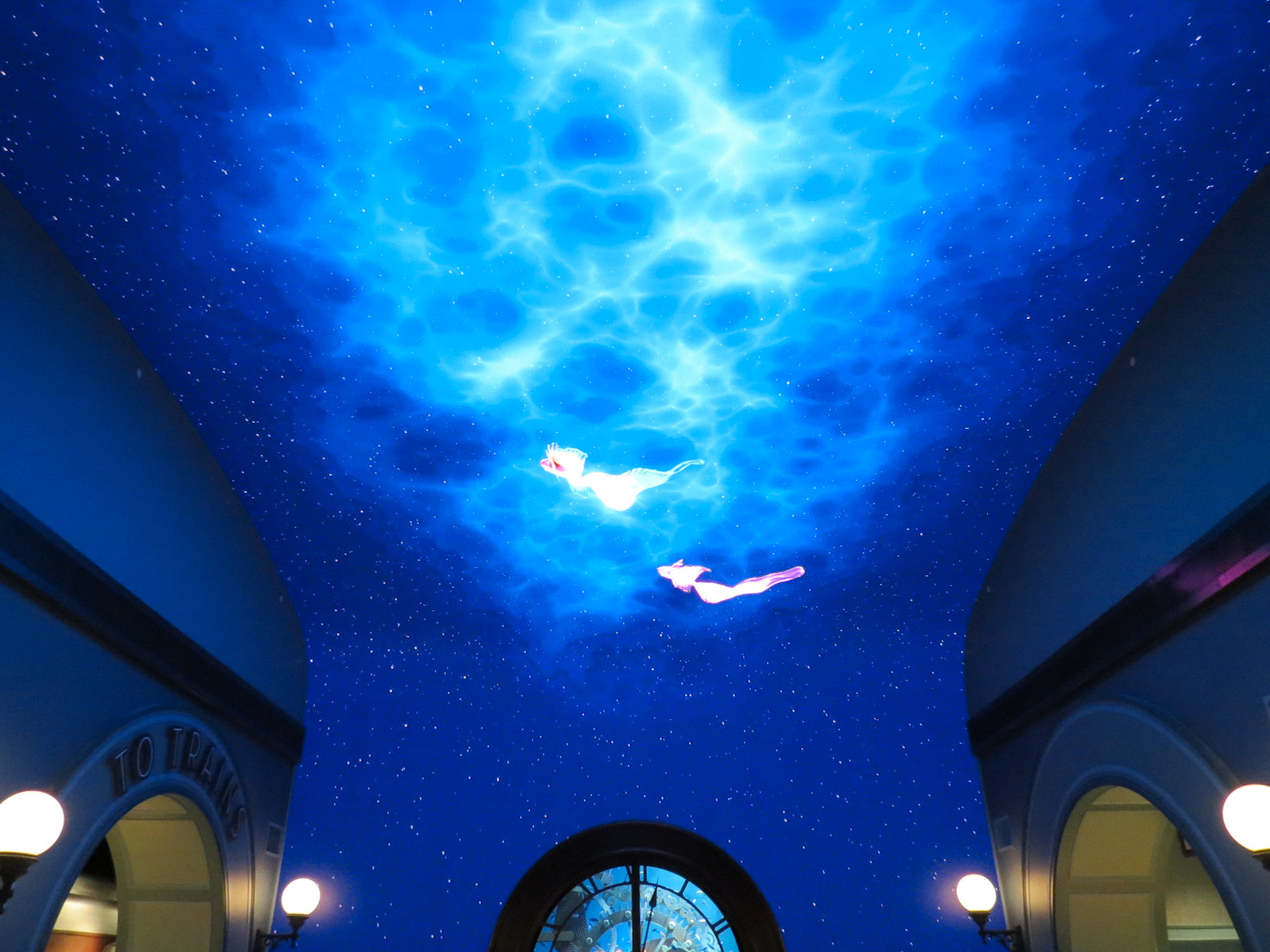 Entrance Hall - Giant Animated Overhead Screen