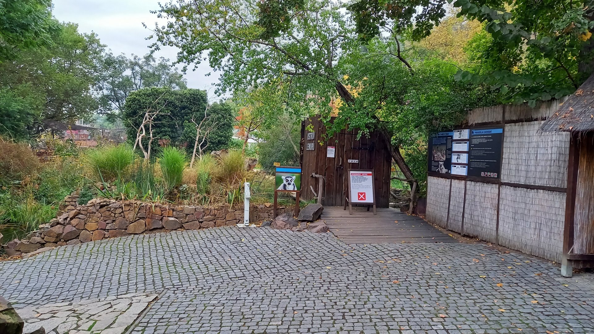 Entrance Lemur island - at the moment closed