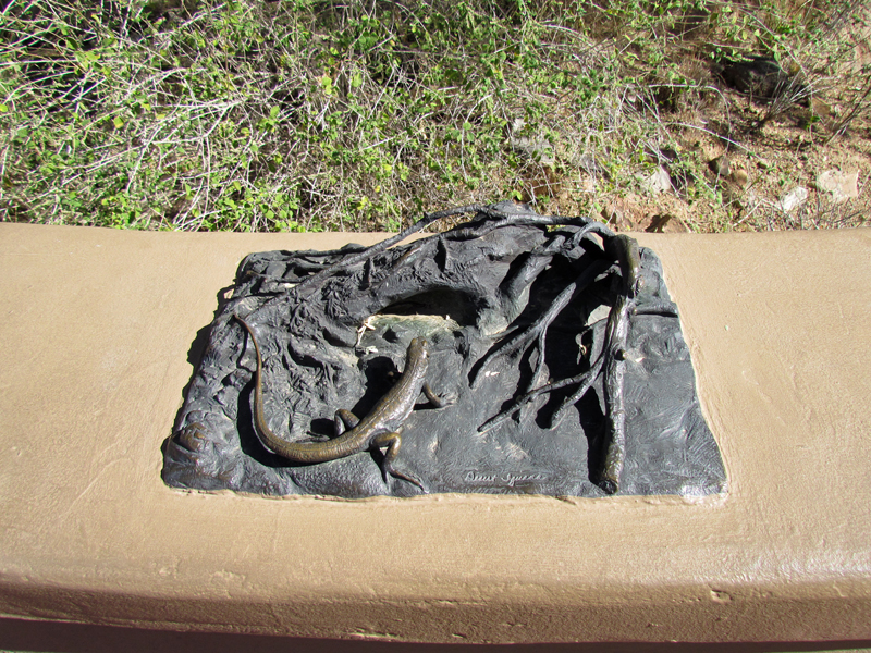 Entrance Lizard Exhibit - Sculpture