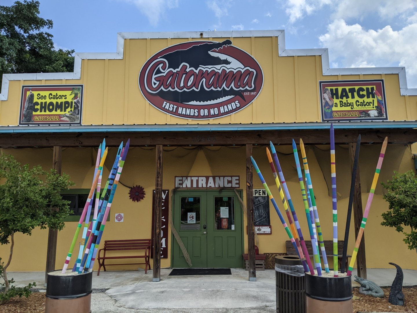 Entrance of fascility/giftshop