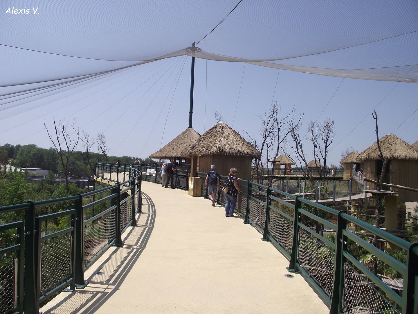 Entrance of the new South American aviary - Zooparc de Beauval - 06/2023