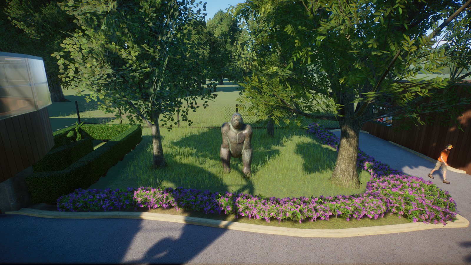 Entrance Path left Side