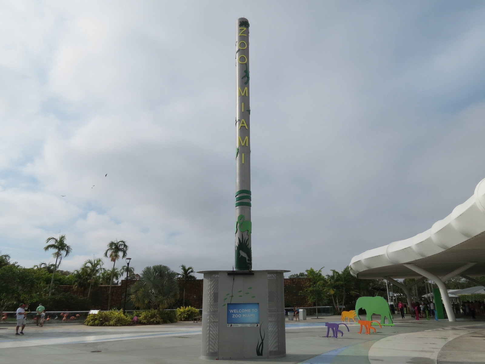 Entrance - Plaza and Sign