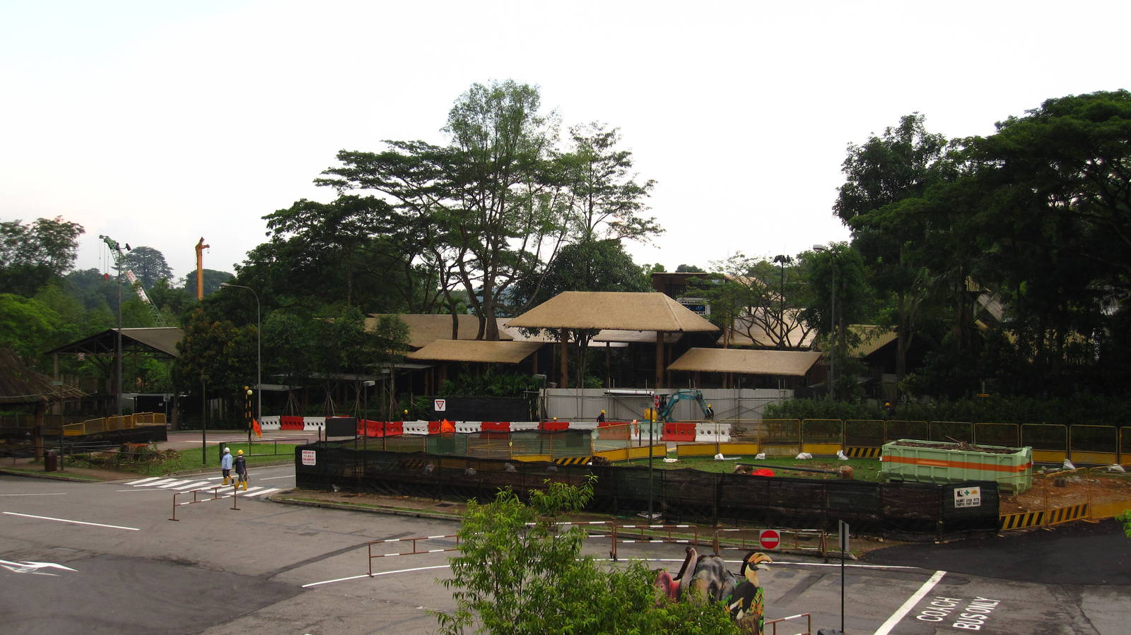 Entrance plaza expansion