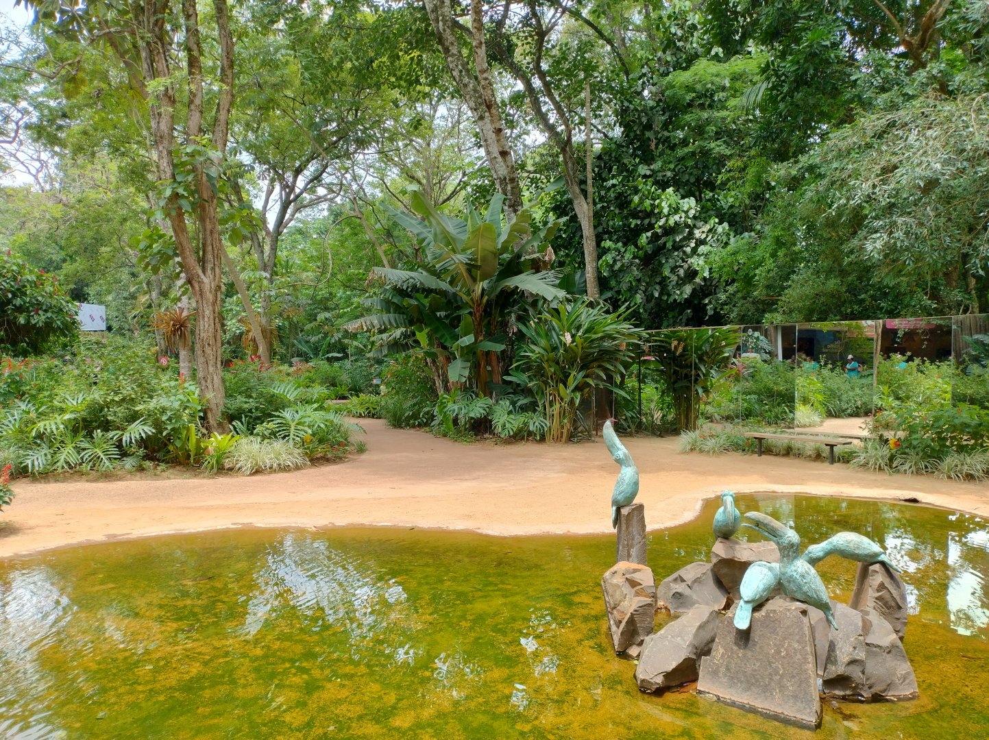 Entrance pond - Parque das Aves
