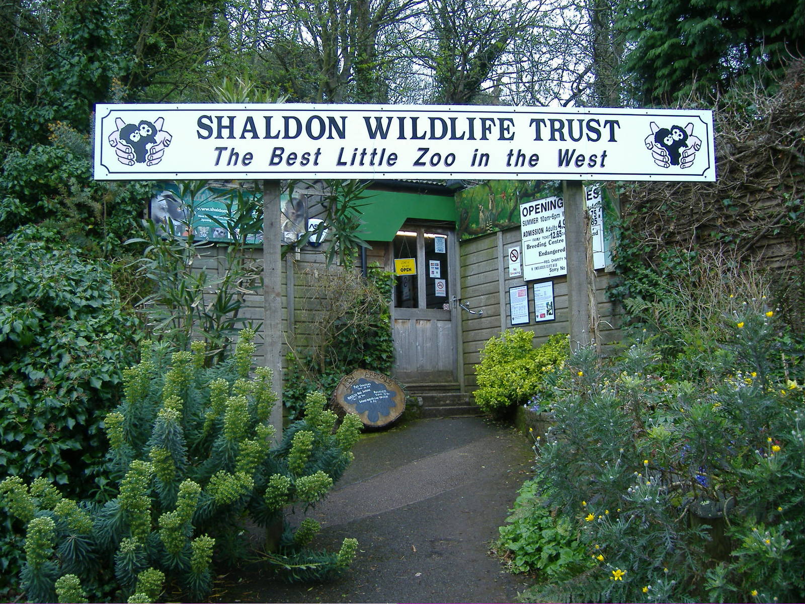 Entrance Shaldon Zoo