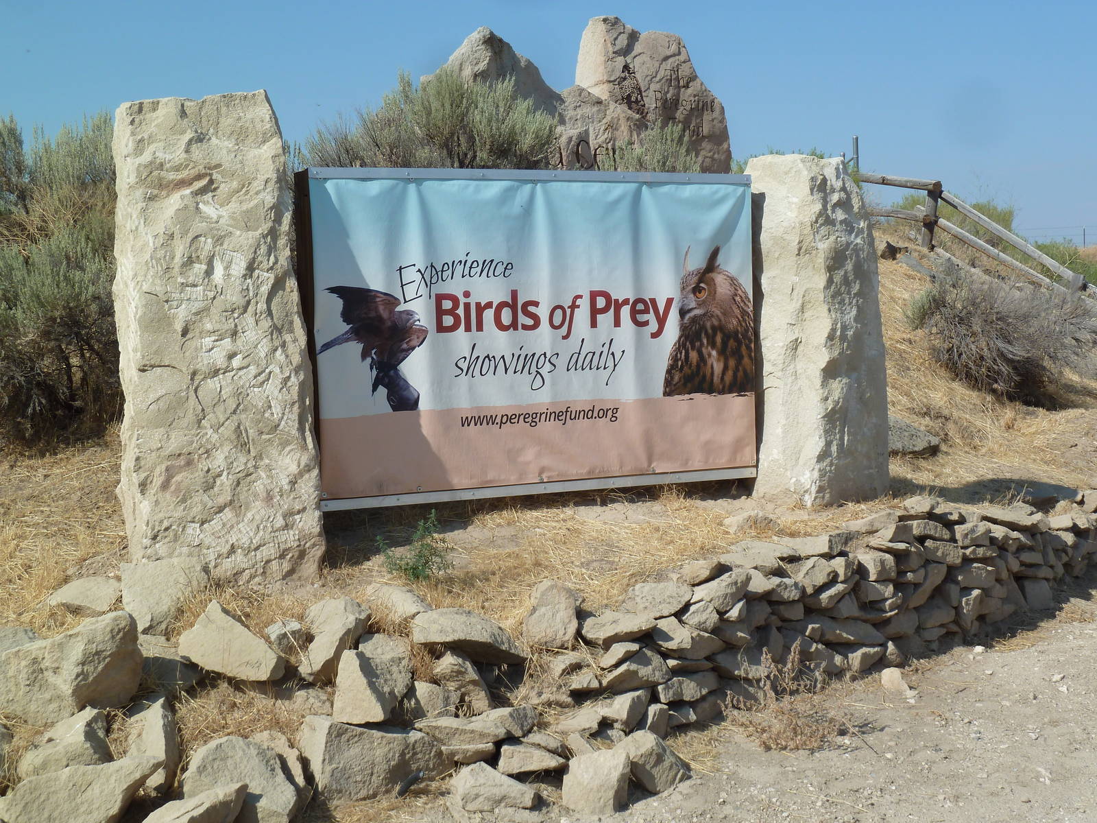 Entrance Sign (at base of hill)