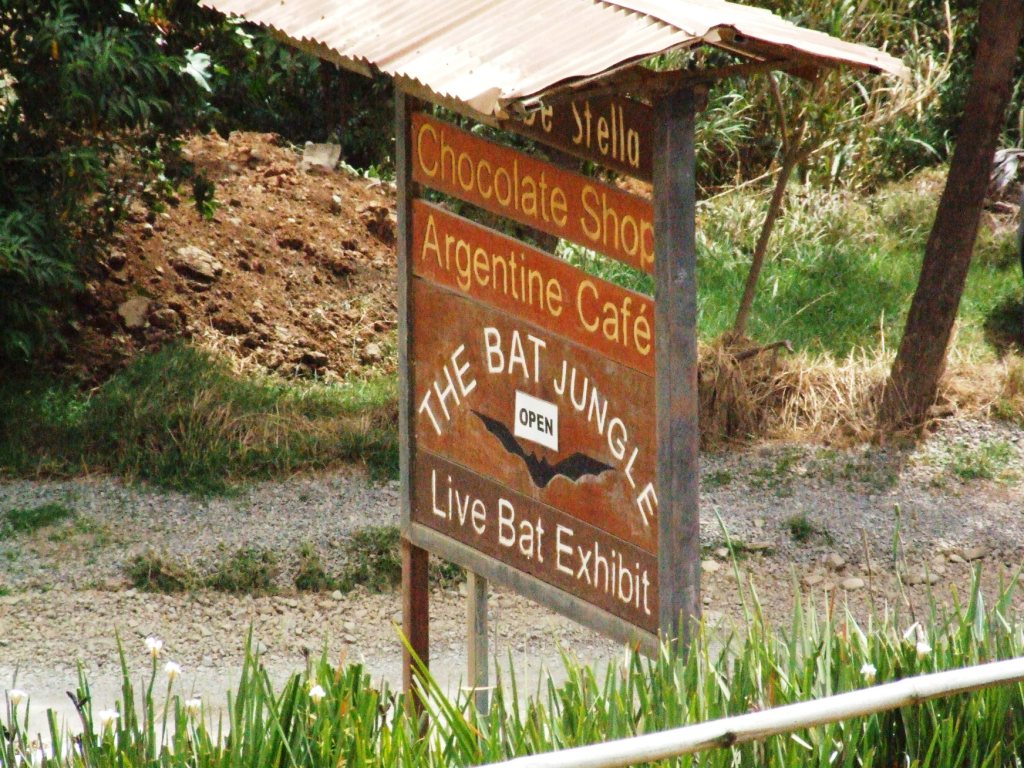 Entrance Sign at the Bat Jungle, 21/04/14