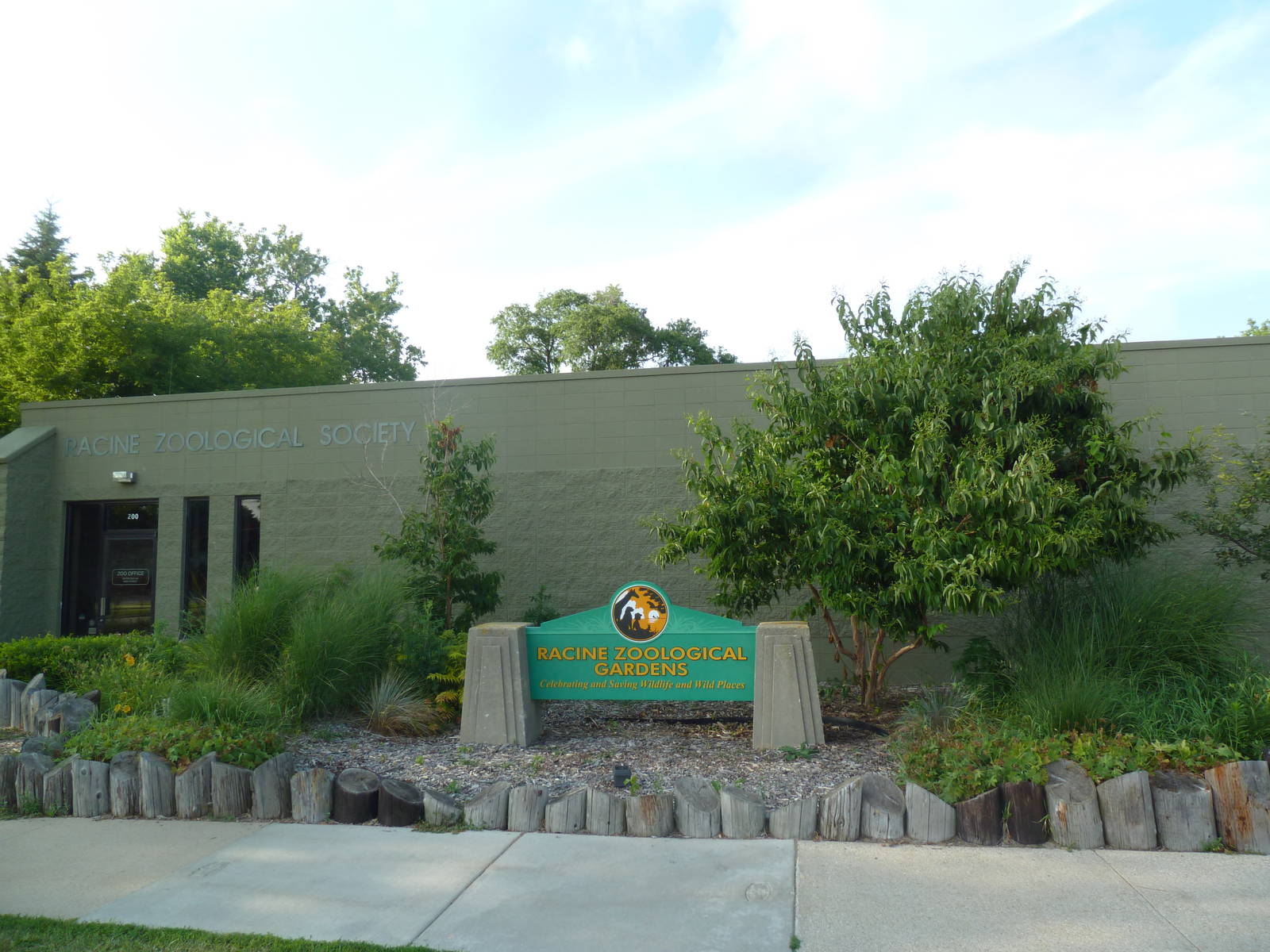 Entrance Sign for Zoological Society Building