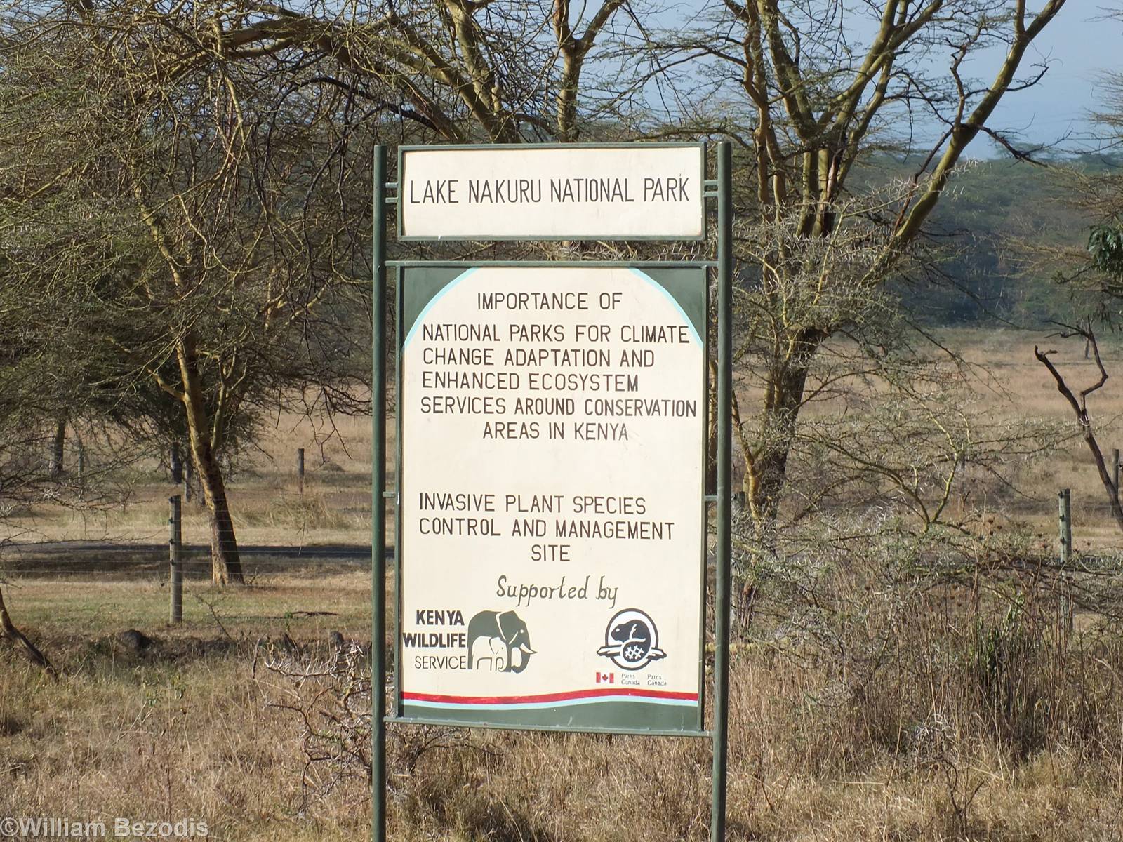 Entrance Sign - Lake Nakuru