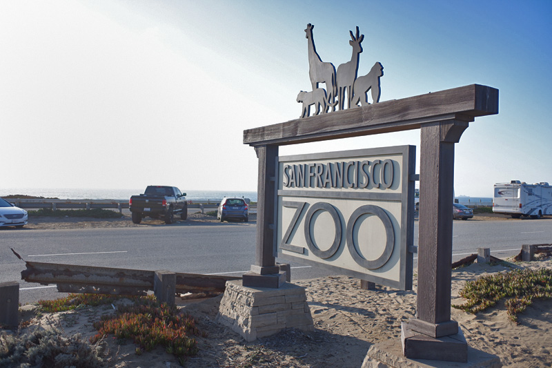 entrance sign on the beach