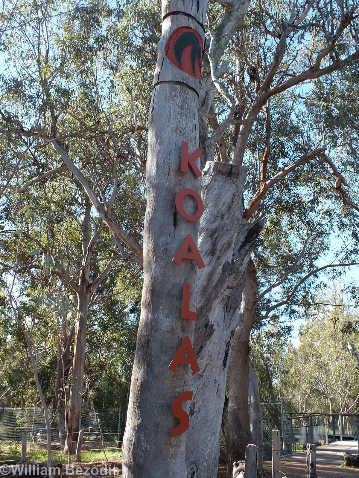 Entrance Sign - Yanchep National Park Koala Enclosure