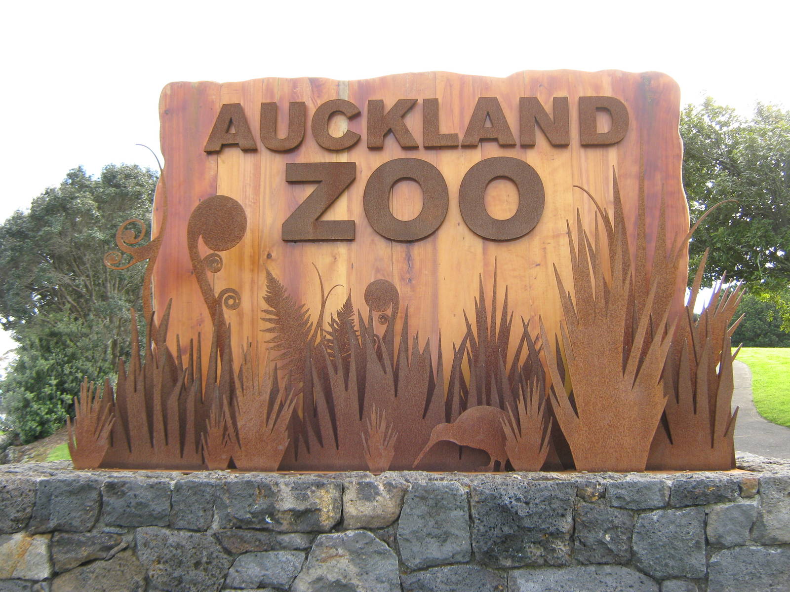 entrance sign