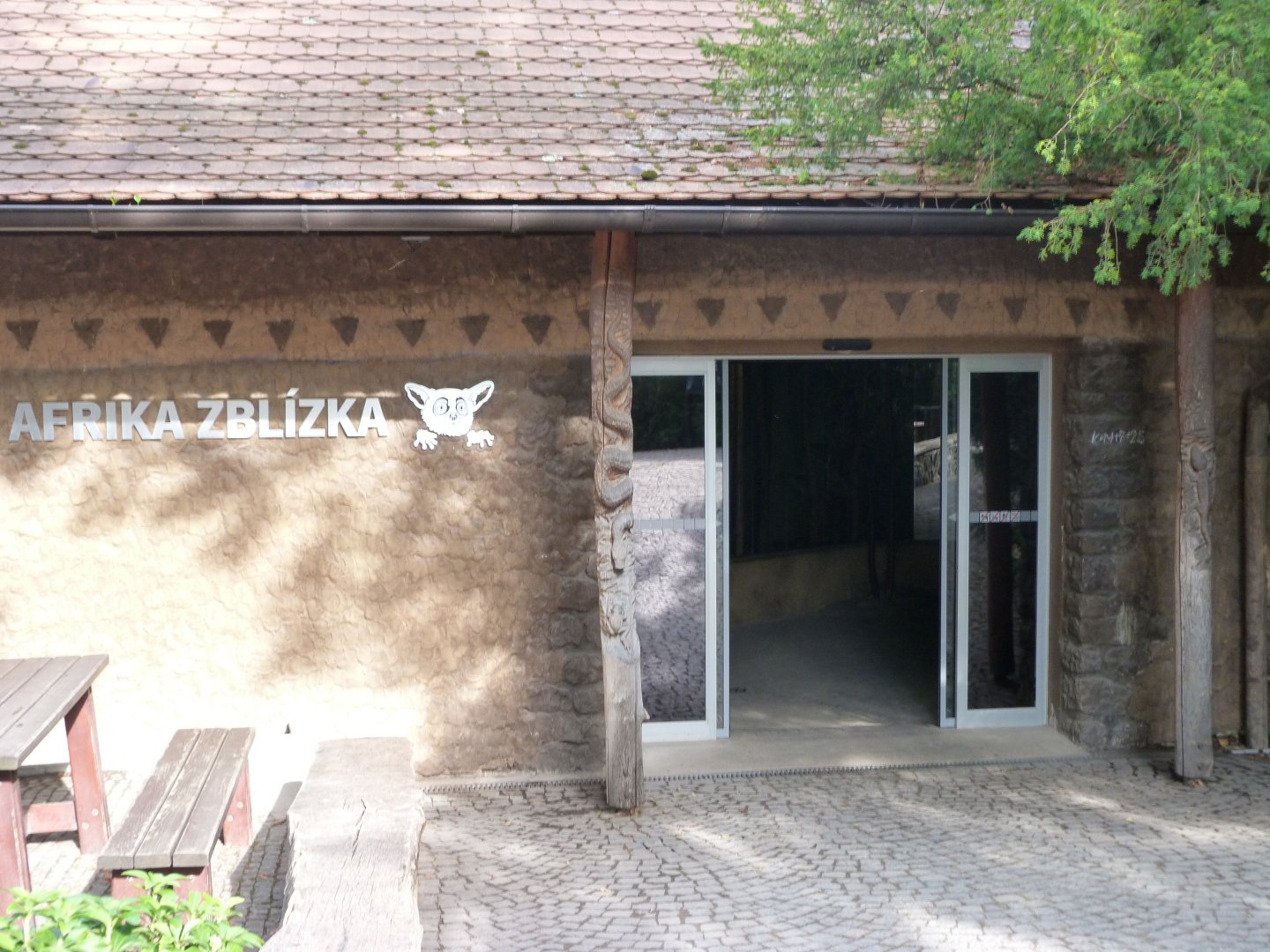 Entrance to "Africa Up Close" -Zoo Praha (2025)