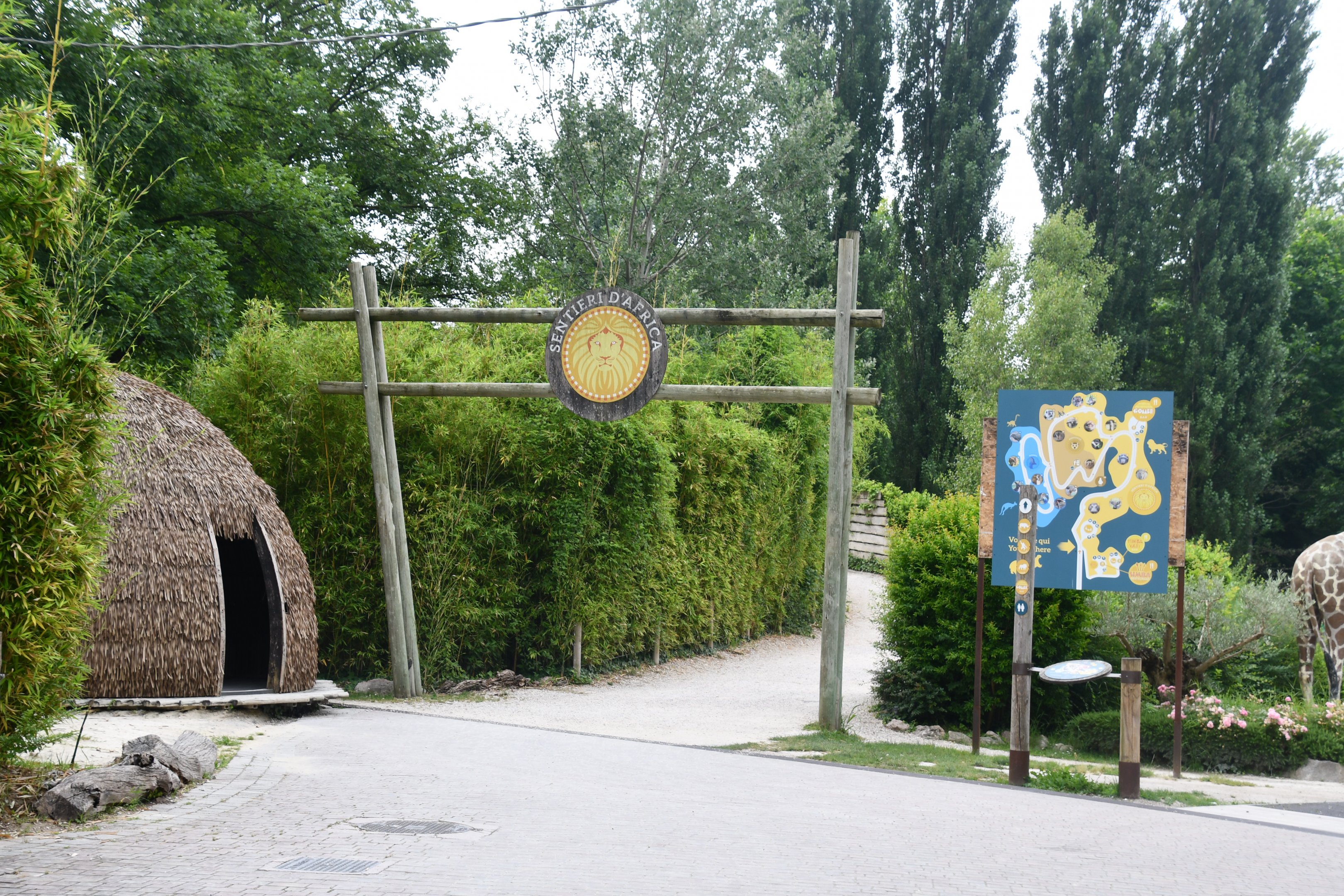 Entrance to African Section