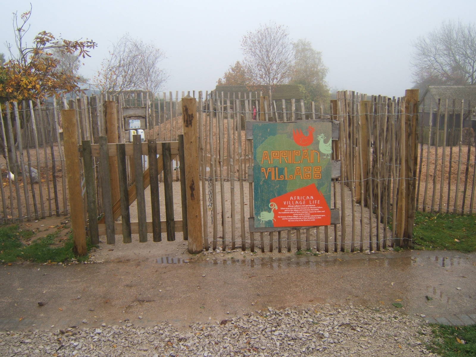 Entrance to African Village encounter