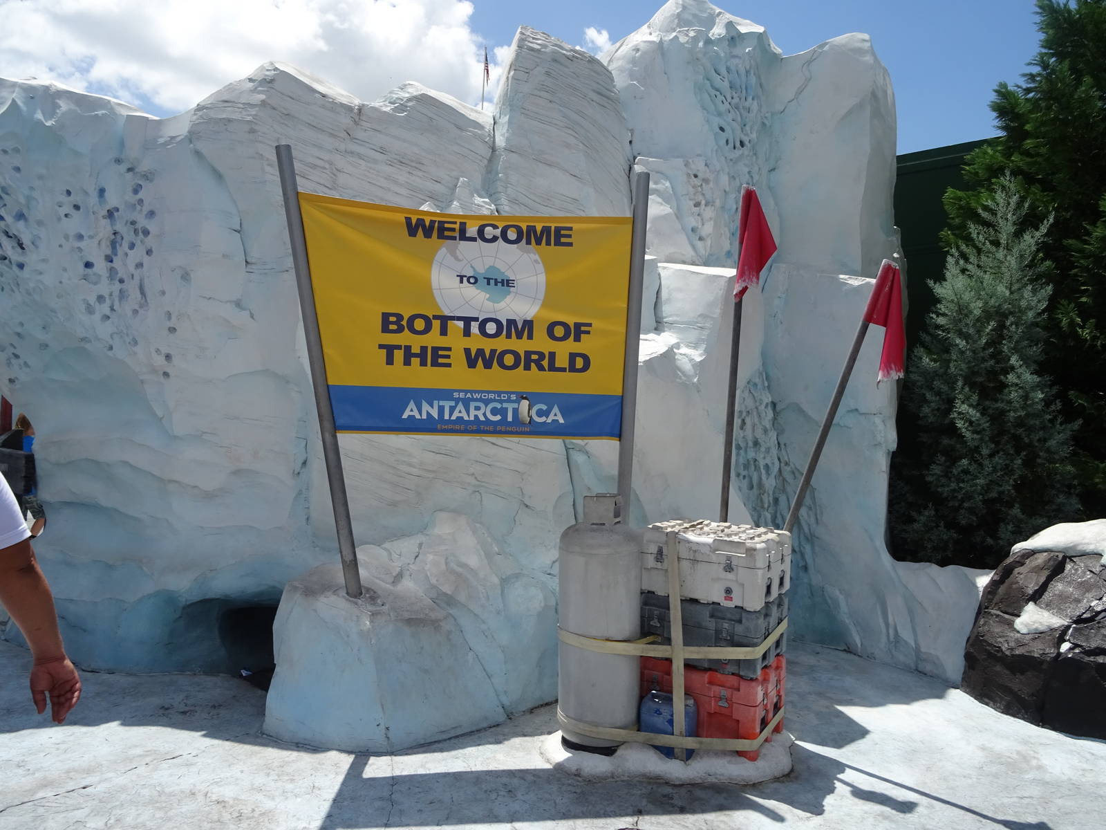 Entrance to Antarctica: Empire of the Penguin