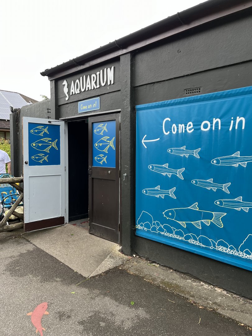 Entrance to aquarium 29.6.24