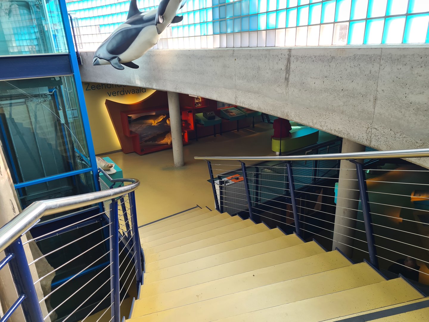 Entrance to aquarium