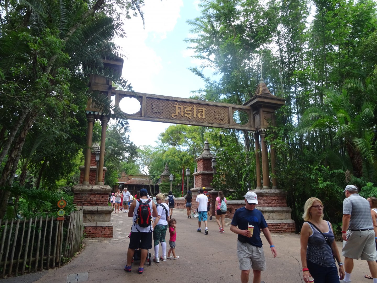 Entrance to Asia at Disney's Animal Kingdom (2014)